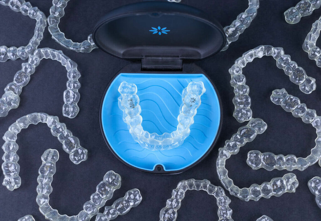 Invisalign clear aligners set