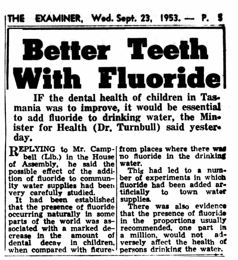 Fluoride History