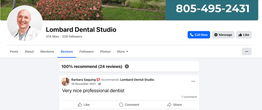 Lombard Dental Studio in Thousand Oaks - Facebook Reviews